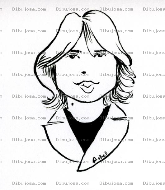 Dibujo para colorear Dibujo De Un Chico Rubio Con Pelo Largo Para Pintar Y Colorear