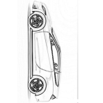Dibujo para colorear Dibujo Del Nuevo Honda Civic Para Colorear Y Pintar