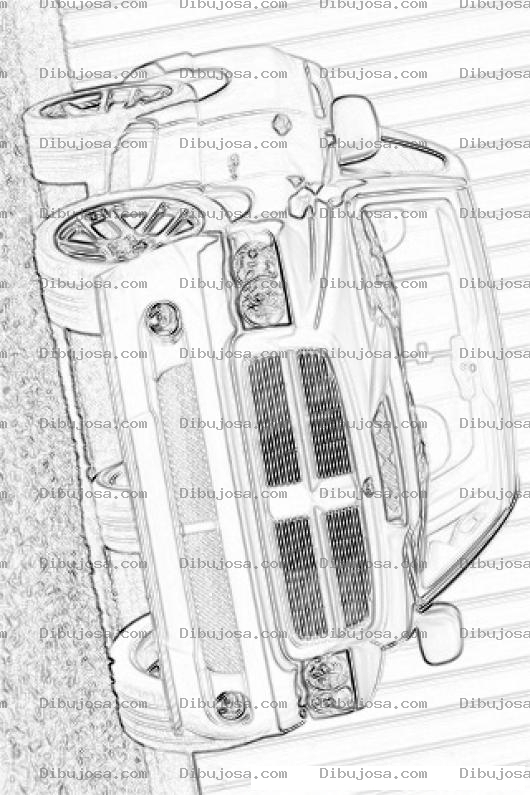 Dibujo para colorear Colorear Pickup Dodge Ram Para Pintar Y Colorear