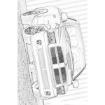 Dibujo para colorear Colorear Pickup Dodge Ram Para Pintar Y Colorear
