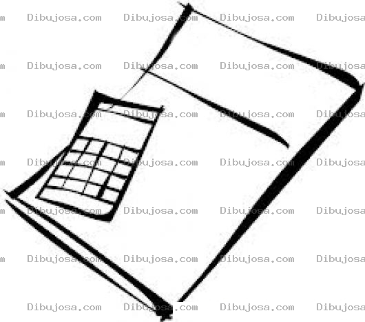 Dibujo para colorear Colorear Folder Con Calculadora