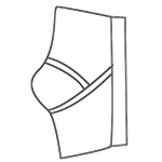 Dibujo para colorear Colorear Calzoncillo De Hombre