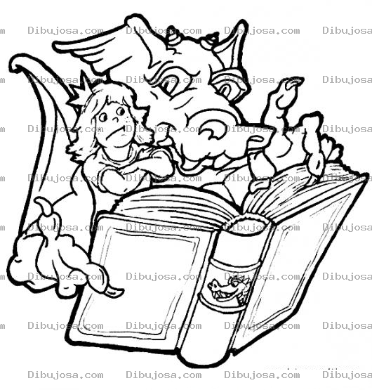 Dibujo para colorear Libro De Cuentos Para Pintar Y Colorear