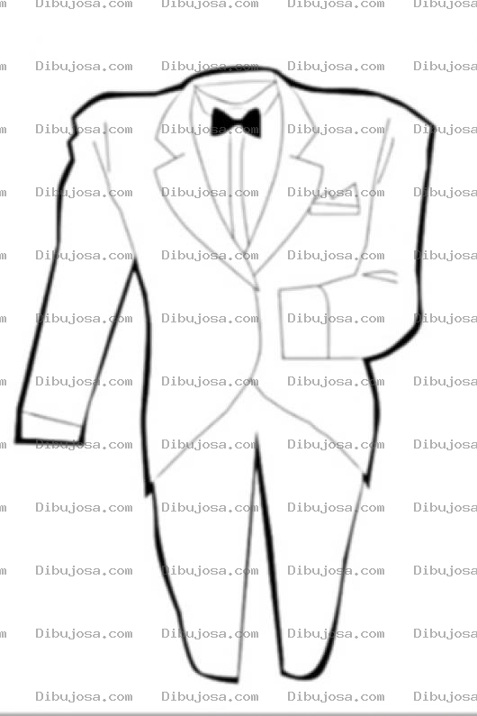 Dibujo para colorear Colorear Tuxedo