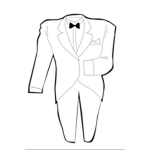 Dibujo para colorear Colorear Tuxedo
