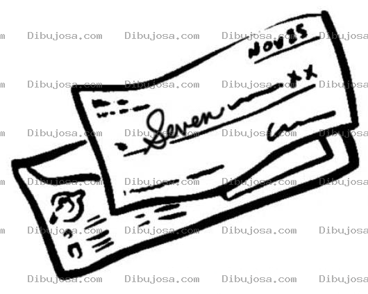 Dibujo para colorear Cheque De Adsense Para Pintar Y Colorear