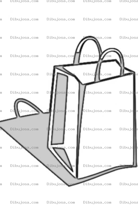 Dibujo para colorear Colorear Bolsa De Papel
