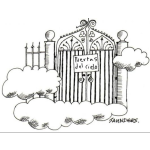 Dibujo para colorear Puertas Del Cielo Para Colorear