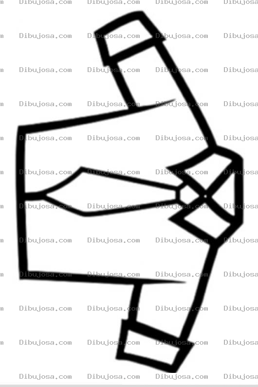 Dibujo para colorear Colorear Camisa Con Corbata