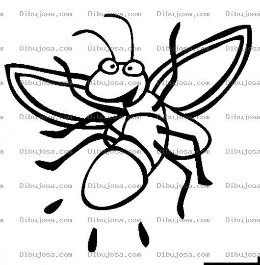 Dibujo para colorear Dibujo De Luciernaga Dando Luz Para Pintar Y Colorear