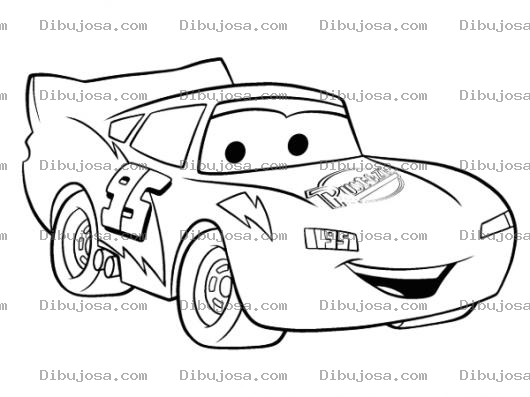 Dibujo para colorear Pintar Disney Cars