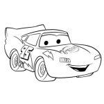 Dibujo para colorear Pintar Disney Cars