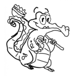 Dibujo para colorear Swampy Donde Esta Mi Agua Para Pintar Y Colorear Dibujo De Clanky Suampi Suanpi Suampy Suanpy