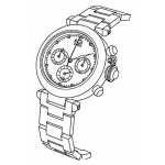 Dibujo para colorear Reloj De Titanio Para Colorear