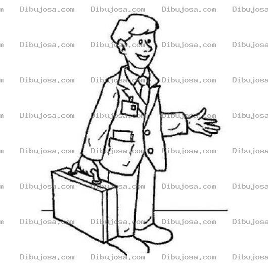 Dibujo para colorear Medico A Domicilio Dibujo De Doctor Con Maletin Para Pintar Y Colorear Medico Con Una Maleta