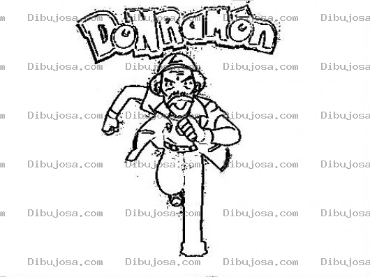 Dibujo para colorear Donramon Pokemon Dibujo De Don Ramon Poke Mon Para Pintar Y Colorear