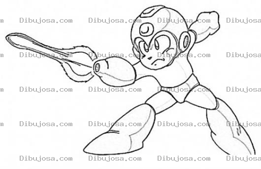 Dibujo para colorear Dibujo De Megaman Para Colorear