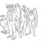 Dibujo para colorear Pajaros Super Heroes Para Colorear Birdman
