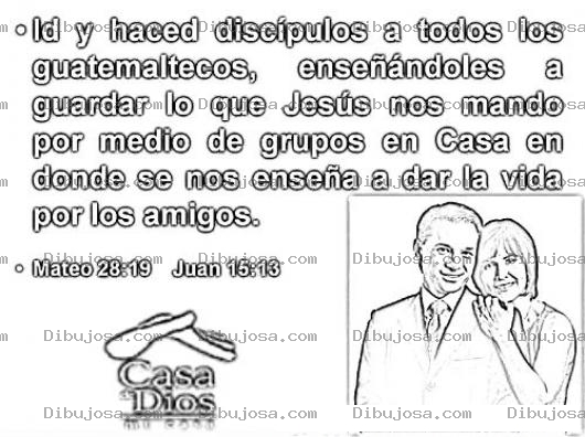 Dibujo para colorear Vision De Casa De Dios Para Pintar Y Colorear