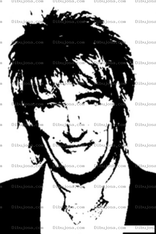 Dibujo para colorear Rod Stewart Coloring Page