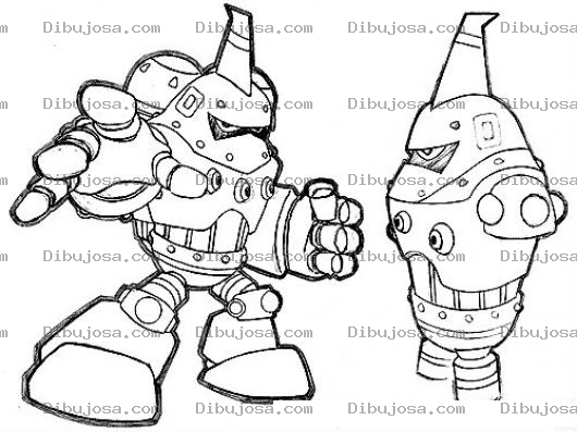 Dibujo para colorear Robots Peleadores Dibujo De Una Pelea De Robots Para Pintar Y Colorear Robots Peleando Robotsmma