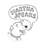 Dibujo para colorear Dibujo De Marta Habla Para Coloreara Martha Speaks Coloring Page
