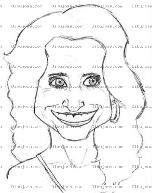 Dibujo para colorear Risa Fingida Para Pintar Y Colorear