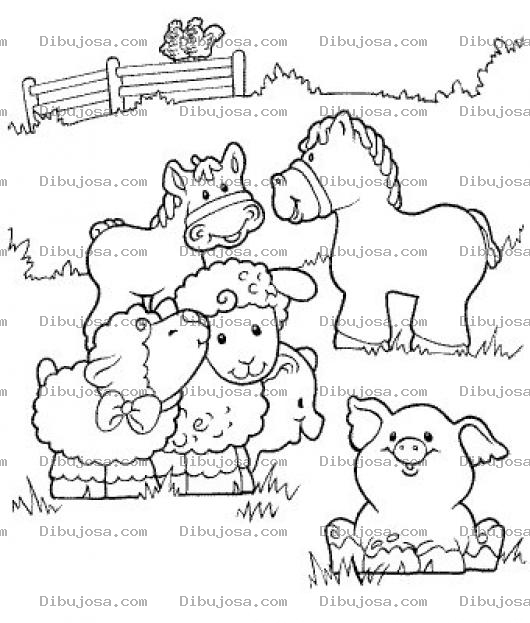 Dibujo para colorear Dibujos Para Imprimir De Animales De Granja