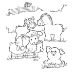 Dibujo para colorear Dibujos Para Imprimir De Animales De Granja