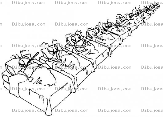 Dibujo para colorear Hospital De Bichos Para Pintar Y Colorear