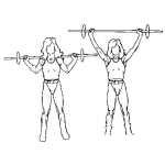 Dibujo para colorear Ejercicios De Hombro Para Mujer Para Pintar Y Colorear