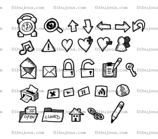 Dibujo para colorear Colorear Iconos