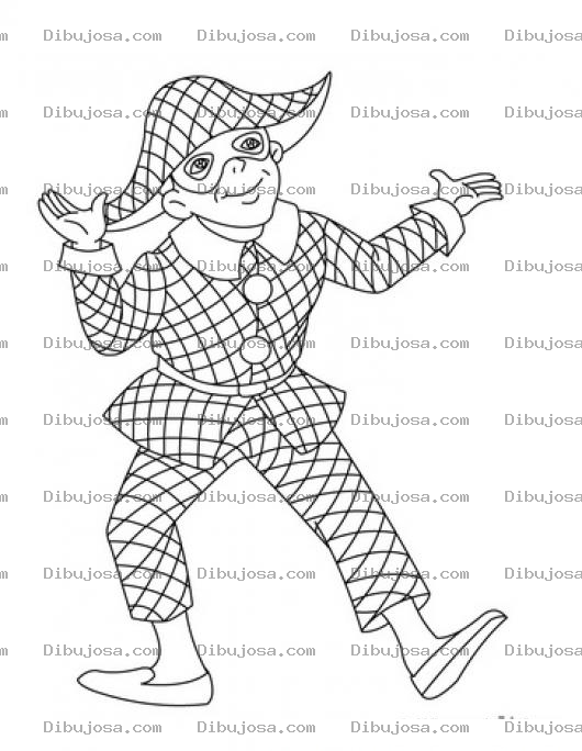 Dibujo para colorear Dibujo De Alerquin Para Pintar Y Colorear