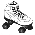 Dibujo para colorear Dibujo De Un Patin Para Colorear