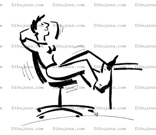 Dibujo para colorear Empleado Vago Para Pintar Y Colorear