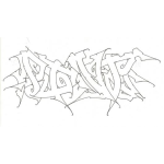 Dibujo para colorear Letras Cholas Para Colorear Grafiti En La Pared