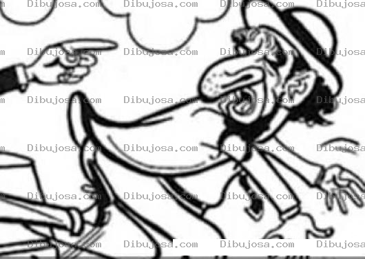 Dibujo para colorear Como Despedir A Un Empleado Dibujo De Patada En El Trasero Para Pintar Y Colorear