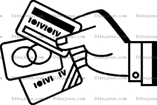 Dibujo para colorear Colorear Tarjetas De Credito