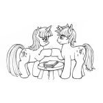 Dibujo para colorear Pacto De Ponys Para Pintar Y Colorear