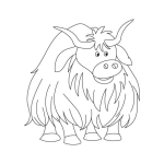 Dibujo para colorear Colorear Bufalo