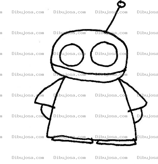 Dibujo para colorear Dibujo De Monje Extraterrestre Para Pintar Y Colorear