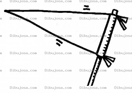 Dibujo para colorear Dibujo De Banderin Para Pintar Y Colorear