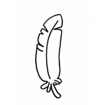Dibujo para colorear Dibujo De Una Pluma De Pajaro Para Pintar Y Colorear