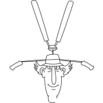 Dibujo para colorear Sombrero Con Helicoptero Del Inspector Gadjet Para Pintar Y Colorear