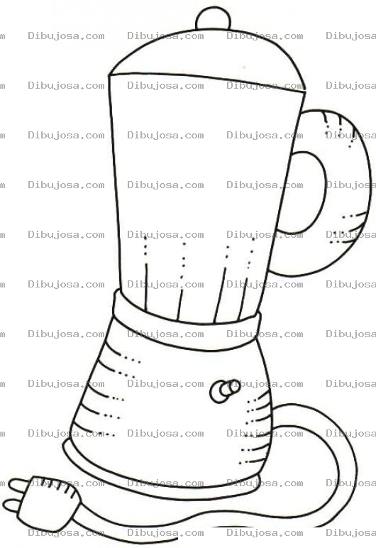 Dibujo para colorear Colorear Licuadora