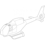 Dibujo para colorear Dibujo De Helicoptero Sin Helice Para Pintar Y Colorear