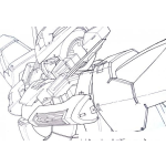 Dibujo para colorear colorear gundam, star wars
