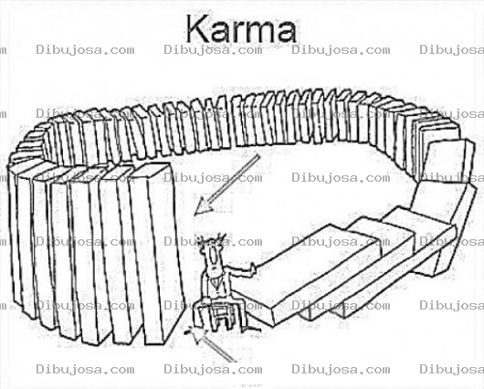 Dibujo para colorear Dibujo Del Karma Para Pintar Y Colorear