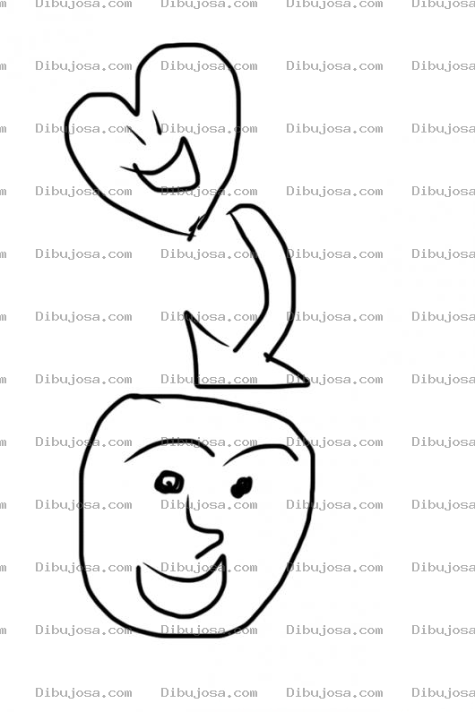 Dibujo para colorear Proveebios 15 13 El Corazon Alegre Hermosea El Rostro