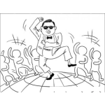 Dibujo para colorear Guopman Ganman Style Guop Guop Guop Dibujo Para Pintar Y Colorear Gangmanstyle